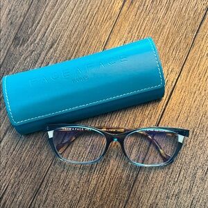 Turquoise and Tortoise Women's Glasses /Frames